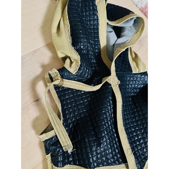 Tailored Steampunk Renaissance Canvas Vest S/M Festival Fantasy Waistcoat - Picture 7 of 14